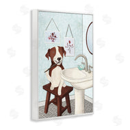 JJ Design House, LLC. | Dog Brushing Teeth