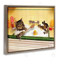 Lund Roeser | Cat Bathing in Tub
