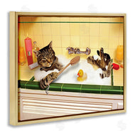 Lund Roeser | Cat Bathing in Tub