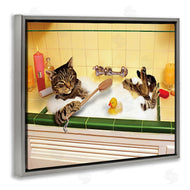 Lund Roeser | Cat Bathing in Tub