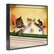 Lund Roeser | Cat Bathing in Tub