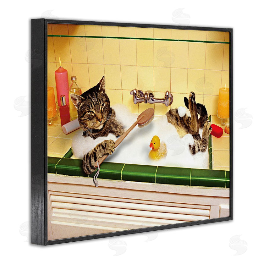 Lund Roeser | Cat Bathing in Tub