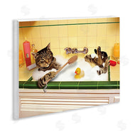 Lund Roeser | Cat Bathing in Tub