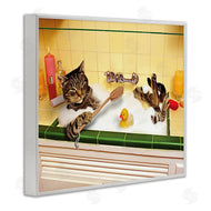 Lund Roeser | Cat Bathing in Tub