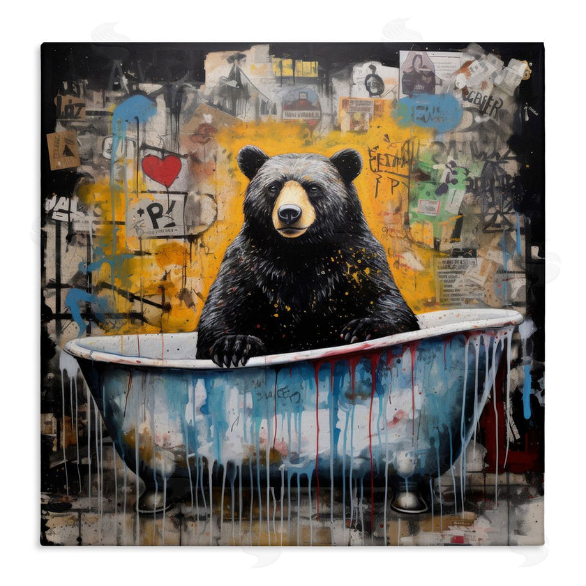 Lazar Studio | Graffiti Bathing Bear