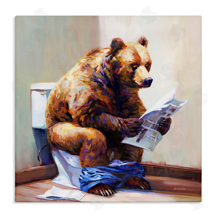 Leon Devenice | Bathtub Bear with Graffiti