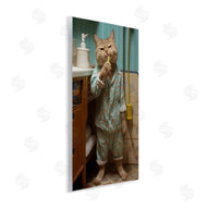 Roozbeh Bahramali | Cat Brushing Teeth