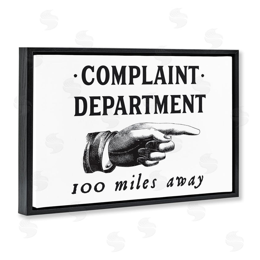 Lettered and Lined | Complaint Department Pointing