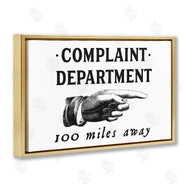 Lettered and Lined | Complaint Department Pointing