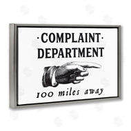 Lettered and Lined | Complaint Department Pointing
