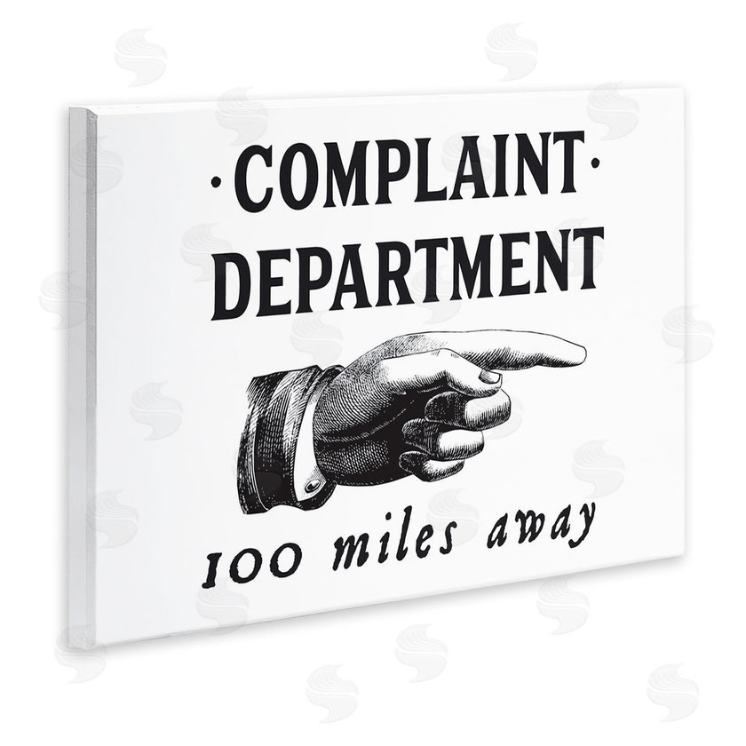 Lettered and Lined | Complaint Department Pointing