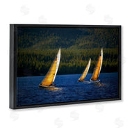 Dennis Frates | Floating Sailboat Trio