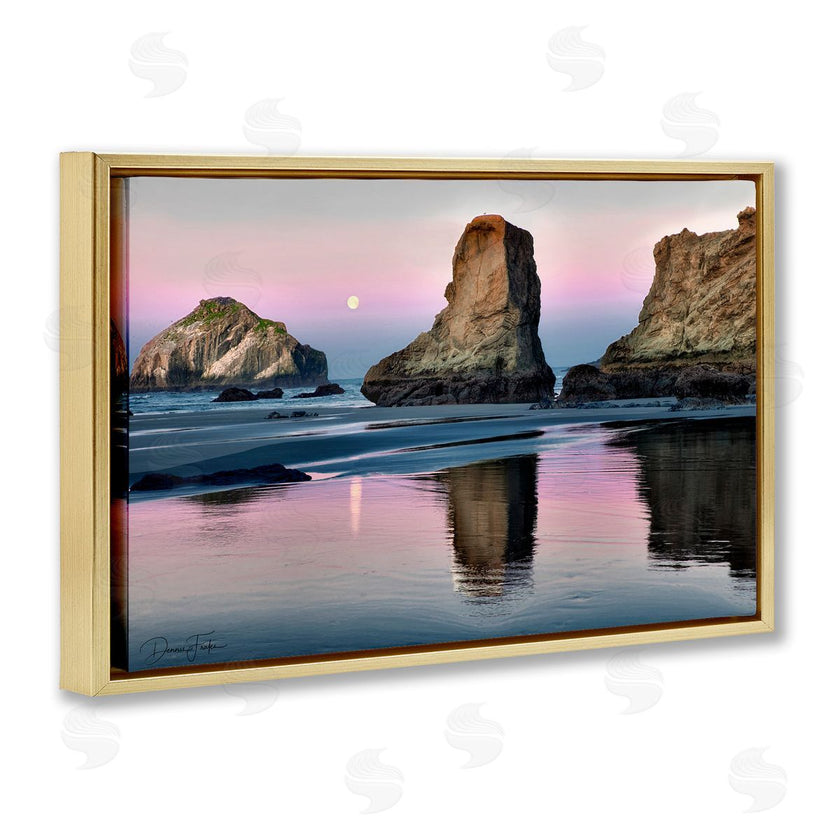 Dennis Frates | Moonlit Beach Cliffs