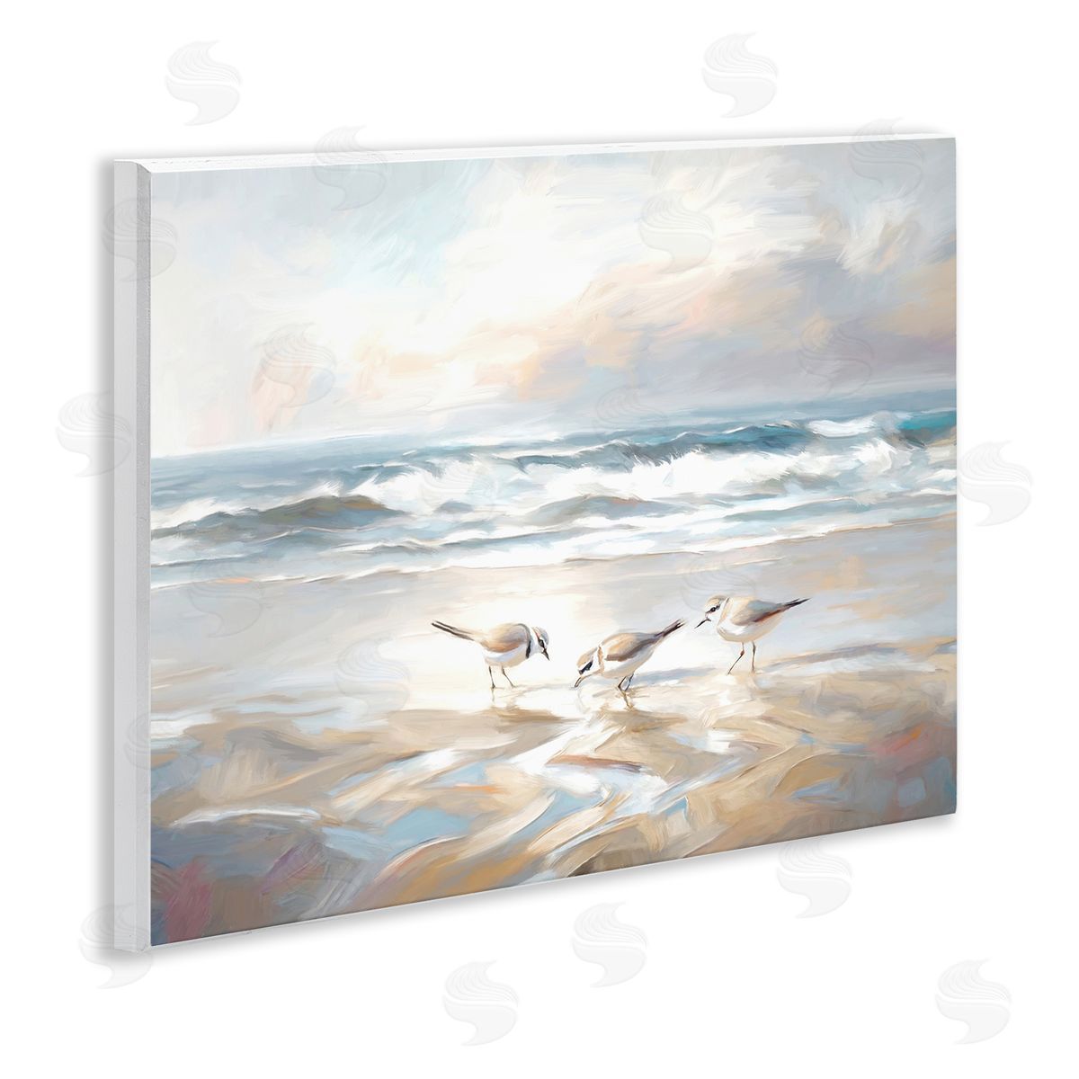 Blue Haven Bay Wood Plaque Wall Art, Home Decor by Ramona Murdock