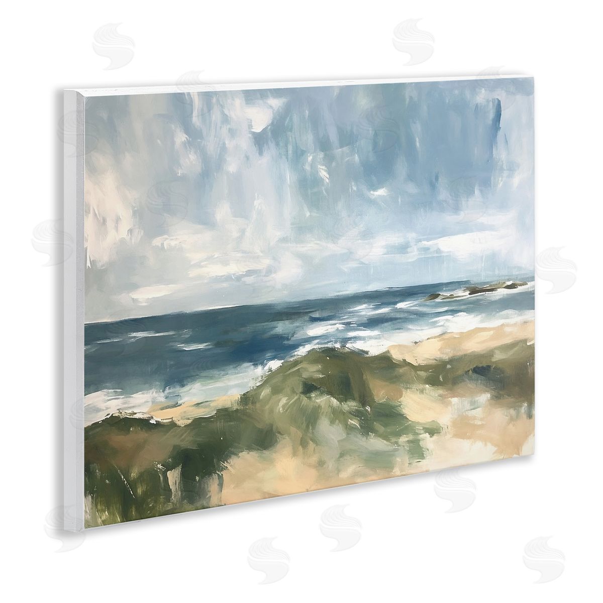 Coastal Wilderness Scenery Wood Plaque Wall Art, Home Decor by Ramona Murdock