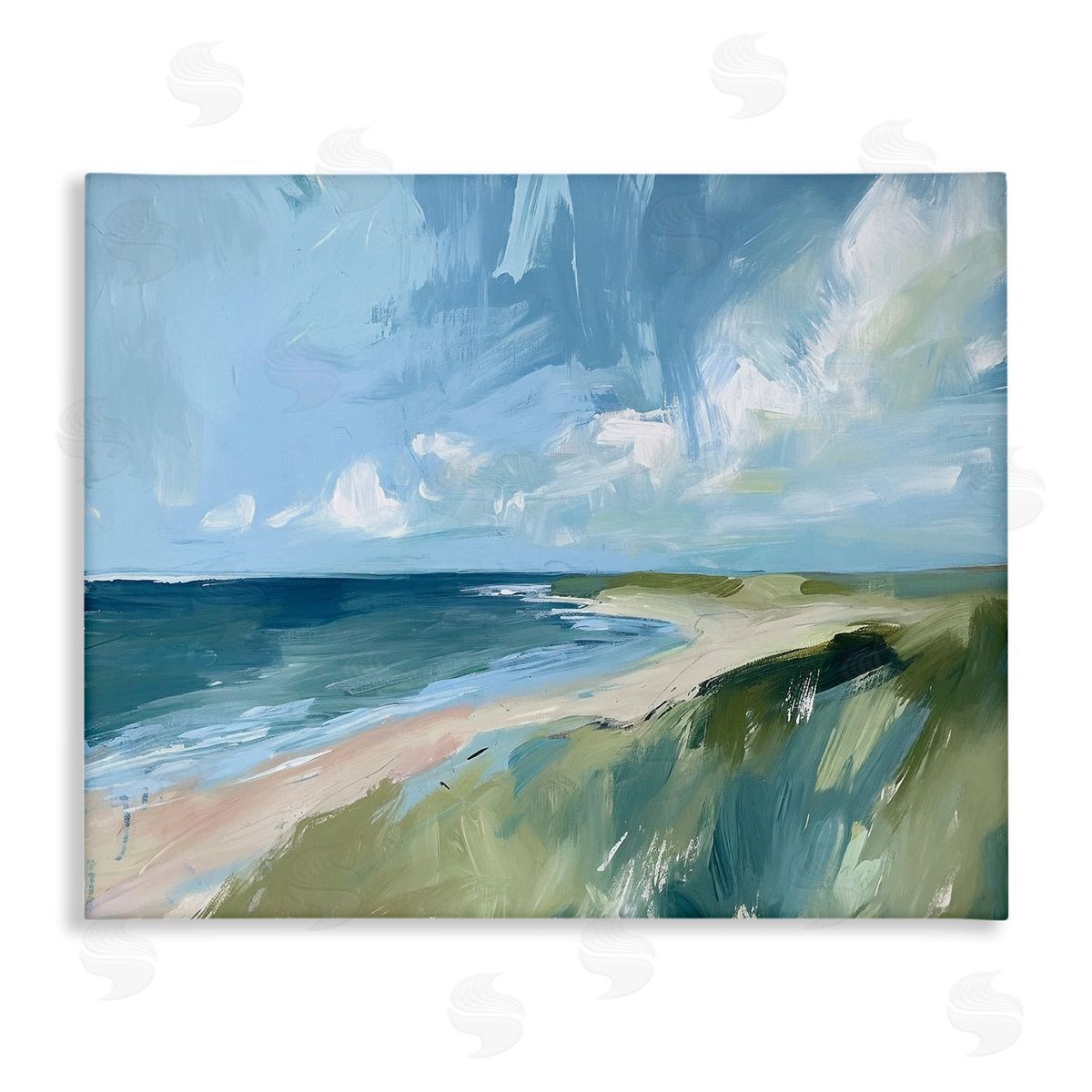Coastal Wilderness Landscape Canvas Wall Art, Home Decor by Ramona Murdock