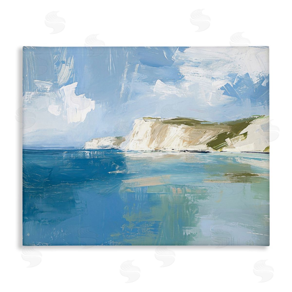 Coastal Wilderness Shore Canvas Wall Art, Home Decor by Ramona Murdock