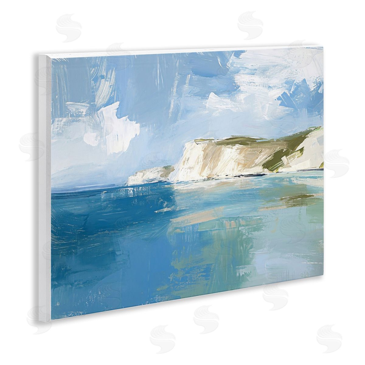 Coastal Wilderness Shore Wood Plaque Wall Art, Home Decor by Ramona Murdock