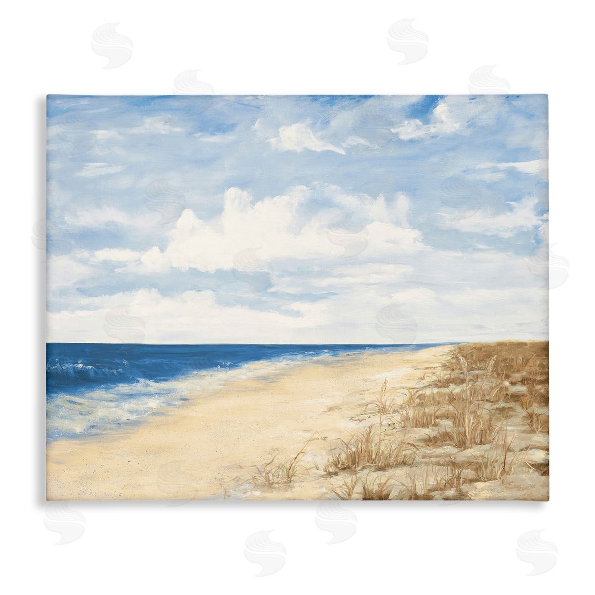 Calm Beach Painting Canvas Wall Art, Home Decor by Julie DeRice