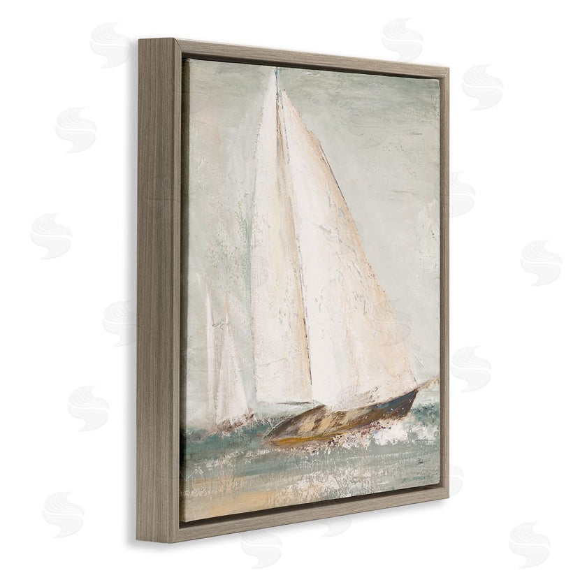 Patricia Pinto | Vintage Splashing Sailboat
