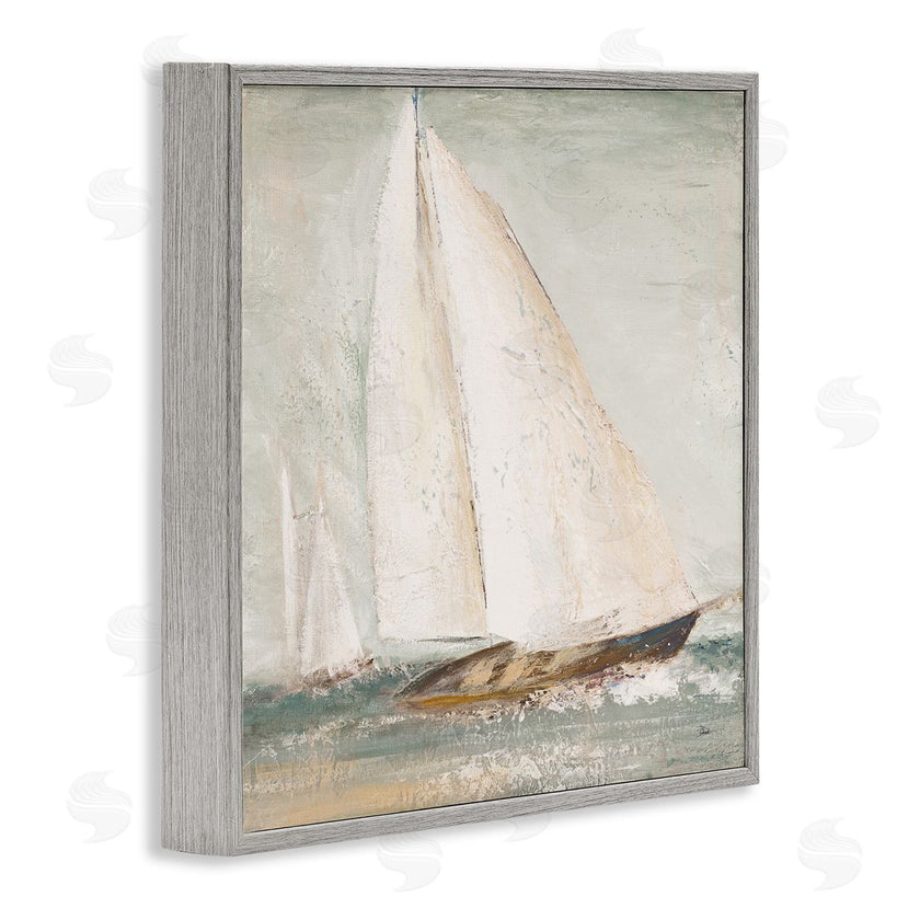 Patricia Pinto | Vintage Splashing Sailboat