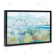 Dan Meneely | Abstract Birds Over Beach