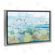 Dan Meneely | Abstract Birds Over Beach