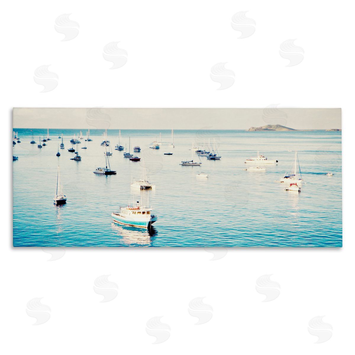 Boat Fleet Marina Canvas Wall Art, Home Decor by Jairo Rodriguez