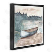 Elizabeth Medley | Canoe on Lake Shore
