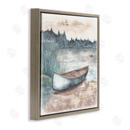 Elizabeth Medley | Canoe on Lake Shore