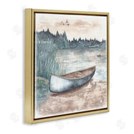 Elizabeth Medley | Canoe on Lake Shore
