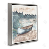 Elizabeth Medley | Canoe on Lake Shore