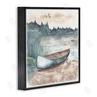 Elizabeth Medley | Canoe on Lake Shore