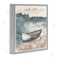 Elizabeth Medley | Canoe on Lake Shore