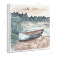Elizabeth Medley | Canoe on Lake Shore