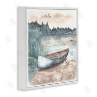 Elizabeth Medley | Canoe on Lake Shore