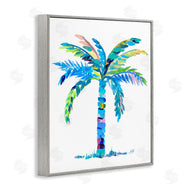 Julie DeRice | Bold Blue Palm Tree