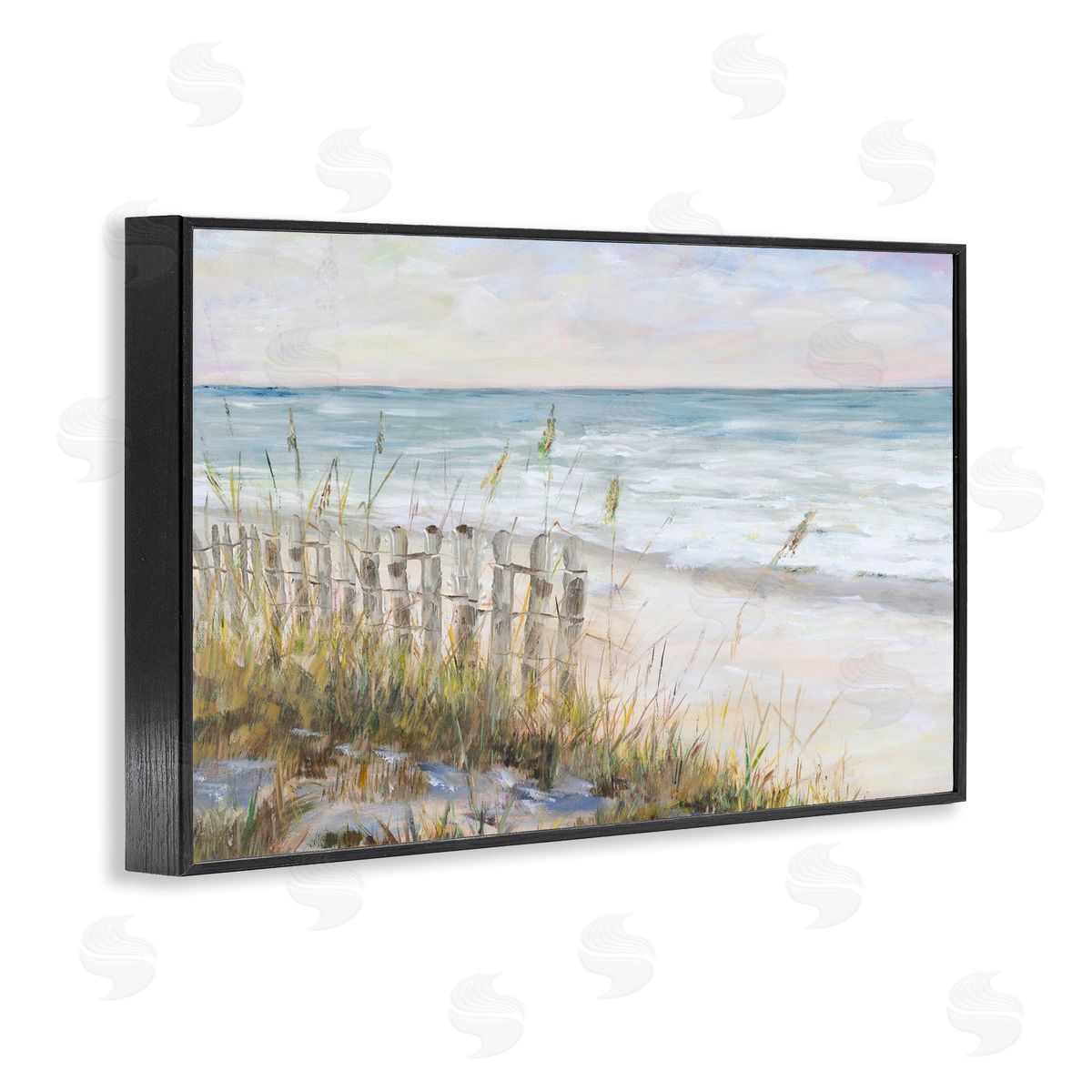 Beach Tide Pools Black Frame Print Wall Art, Home Decor by Julie DeRice