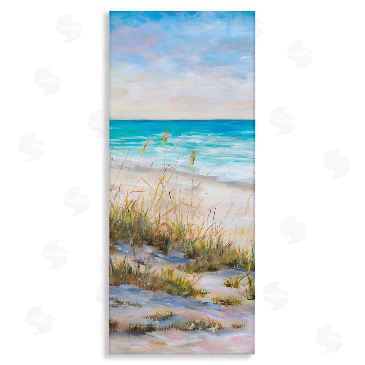 Peaceful Beach Reeds Canvas Wall Art, Home Decor by Julie DeRice