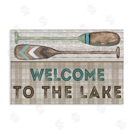 Elizabeth Medley | Rustic Welcome Lake Oars