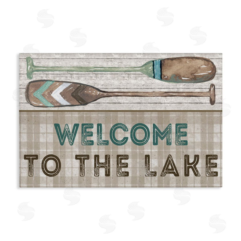 Elizabeth Medley | Rustic Welcome Lake Oars