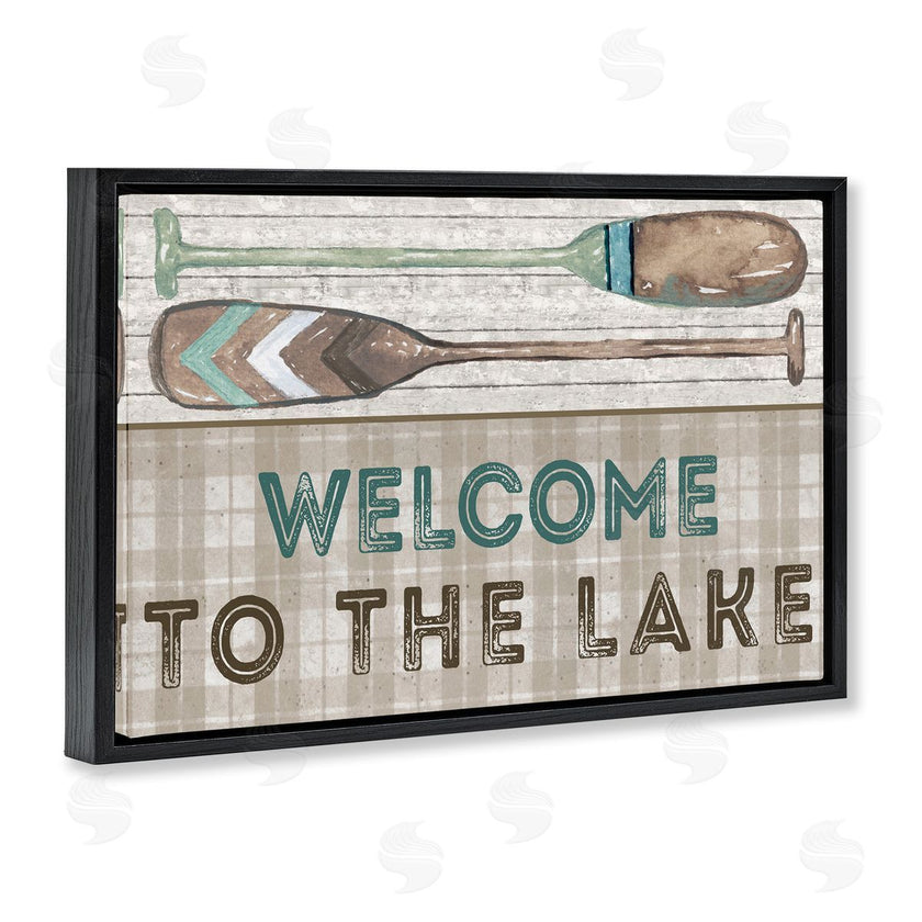 Elizabeth Medley | Rustic Welcome Lake Oars