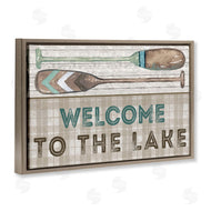 Elizabeth Medley | Rustic Welcome Lake Oars