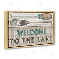 Elizabeth Medley | Rustic Welcome Lake Oars