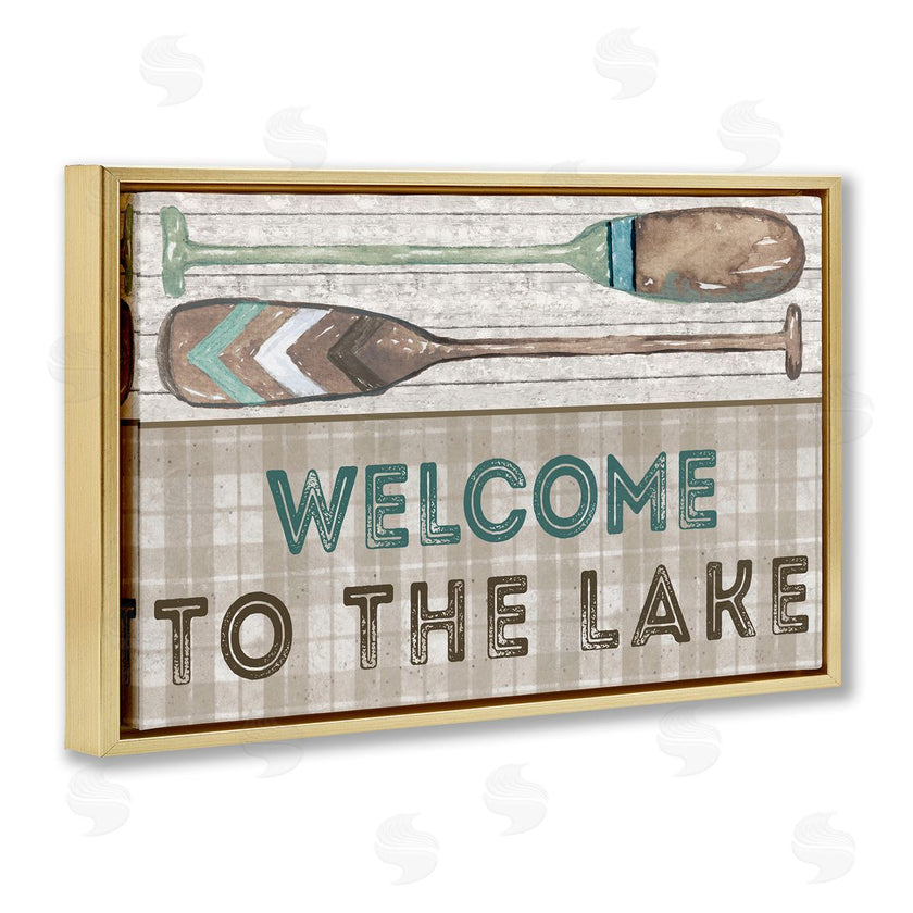Elizabeth Medley | Rustic Welcome Lake Oars