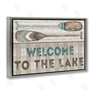 Elizabeth Medley | Rustic Welcome Lake Oars
