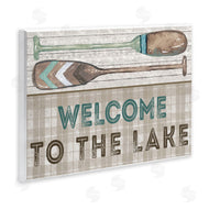 Elizabeth Medley | Rustic Welcome Lake Oars