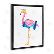 Julie DeRice | Glamorous Beach Flamingo