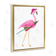 Julie DeRice | Flamingo with Beach Umbrella