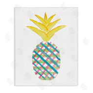 Julie DeRice | Plaid Patterned Pineapple